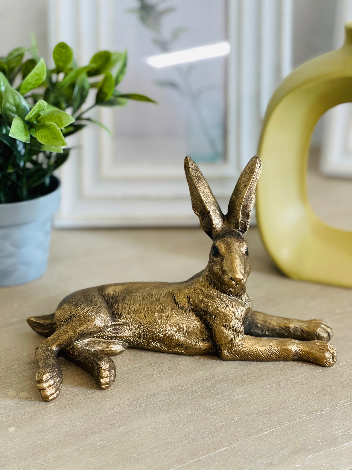 Bronze Laying Hare