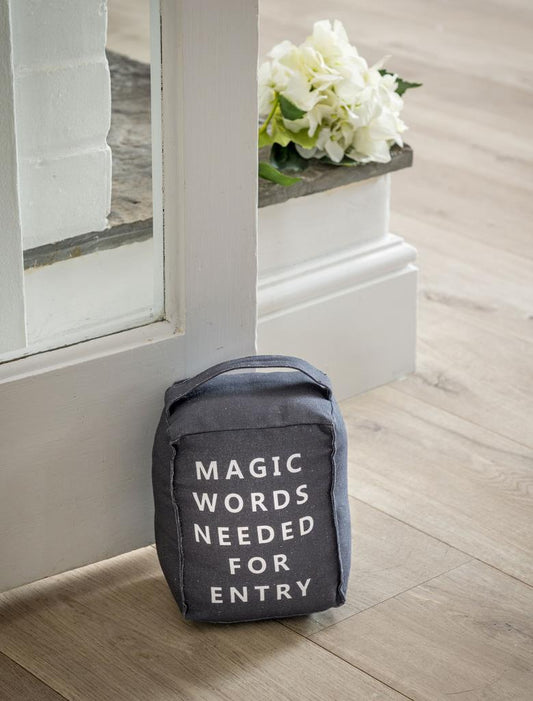 Magic Words Door Stop