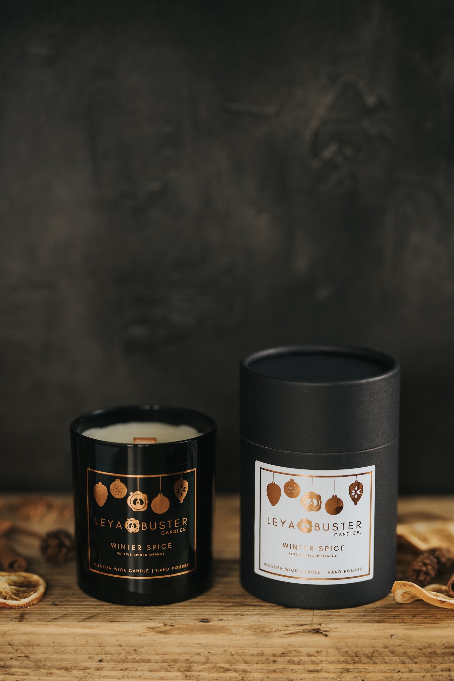 Winter Spice - Wooden Wick Candle
